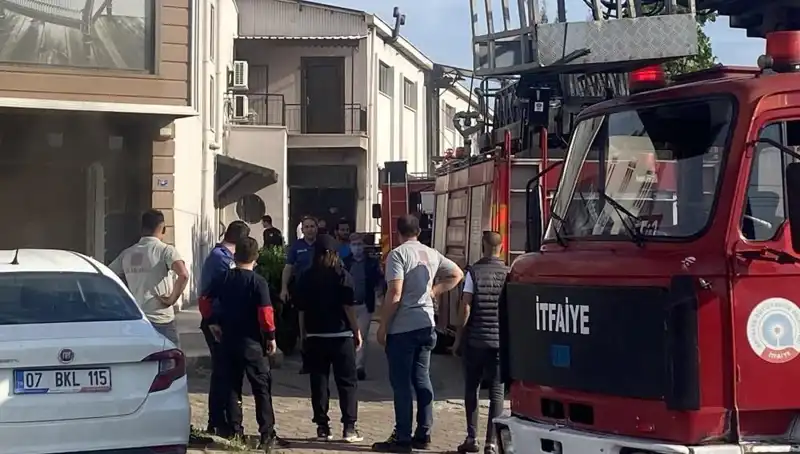 Mobilya Atölyesinde Yangın Paniği: Çalışanlar ve Komşular Endişelendi