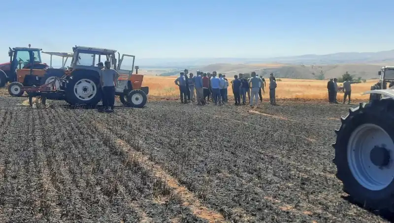 Yozgat’ta 100 Dönüm Tarım Arazisi Yangınla Kül Oldu!