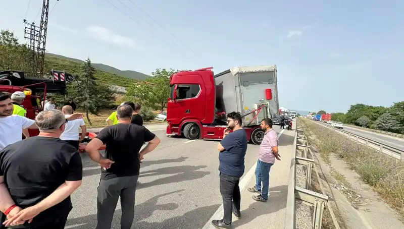Seyir Halindeyken Arı Soktu: Şehirde Trafik Kaosu!