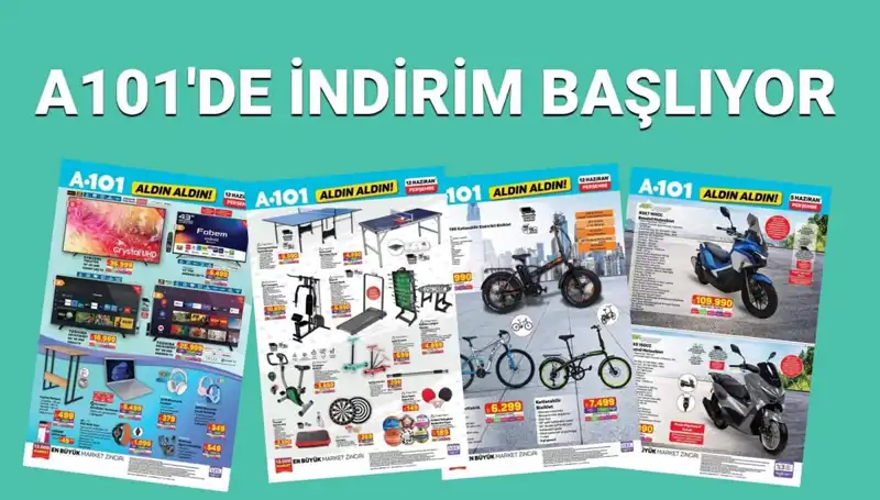 A101’in 12 Haziran Aktüel Kataloğu ile  Yenilikler Kapınıza Geliyor