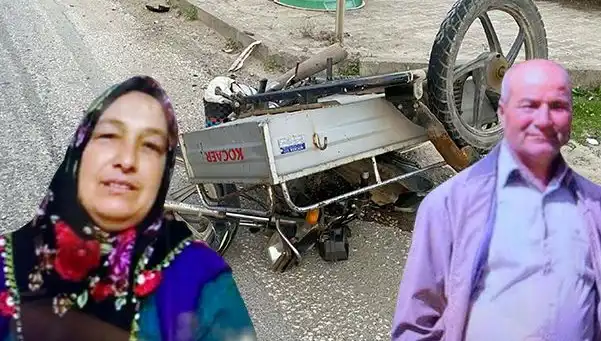 Motosiklete Arkadan Çarpan Araç Feci Kazaya Neden Oldu: İki Can Gitti