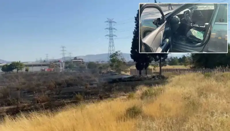 İzmir'de Otluk Alandaki Yangın, AVM Otoparkına Sıçradı: Panik Dolu Anlar
