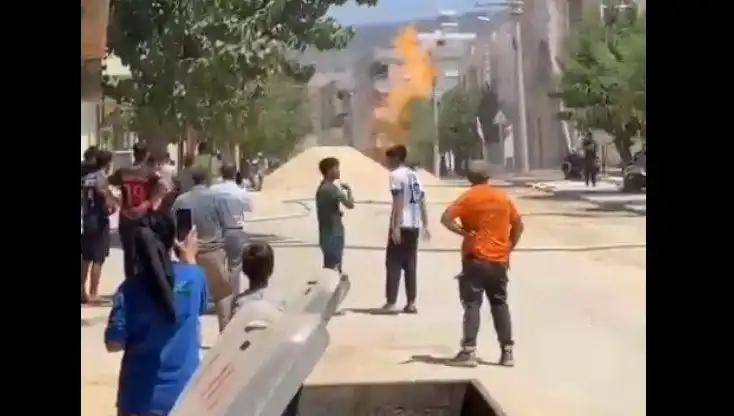 Kilis'te Doğalgaz Borusu Patladı: Panik ve Büyük Hasar Yaşandı