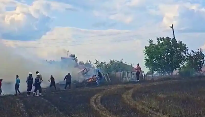 Tarlayı Kundaklayan Şüpheli, Polisi 96 Saatlik Takipten Kurtulamadı