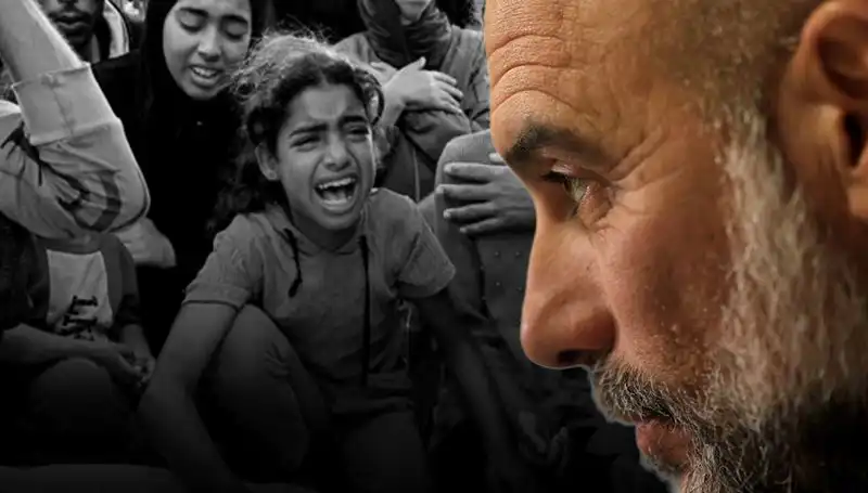 Pep Guardiola: "Gazze'deki Acıyı Vücudumda Hissediyorum"