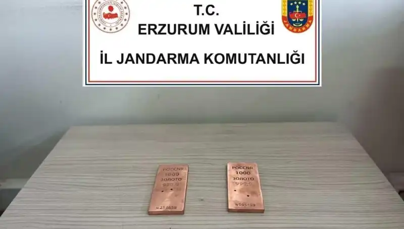 2 Kilogram Sahte Külçe Altın Operasyonuyla Ele Geçirildi
